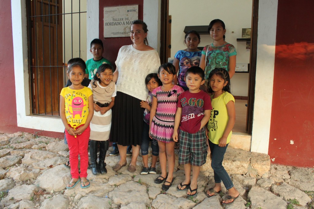 Students in Temozon Sur